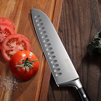 Amazon.com: PAUDIN Santoku Knife, Switzer Kitchen Knife 7